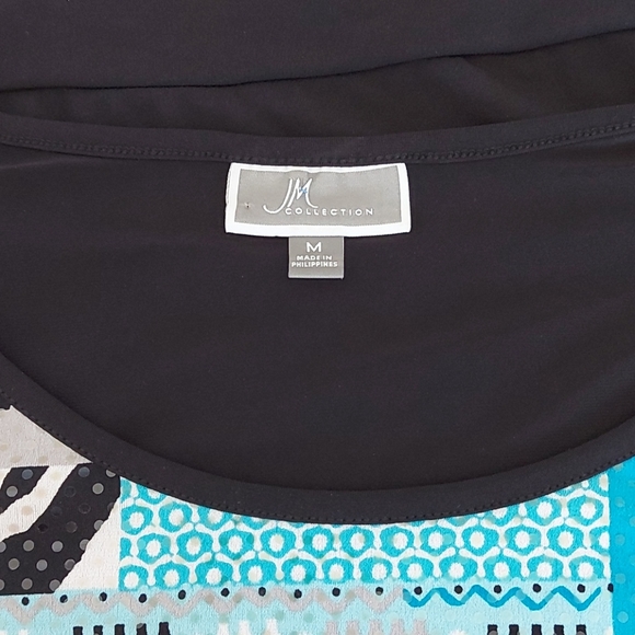 JM Collection Sleeveless Shimmer Sz M - Picture 8 of 11